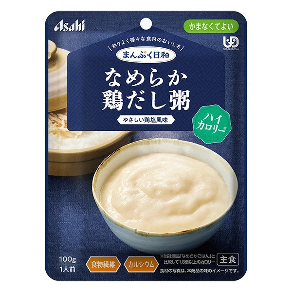 まんぷく日和 なめらか鶏だし粥 ハイカロリー 100g×6個セット