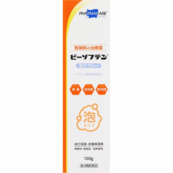 ビーソフテン泡スプレー (100g)【第2類医薬品】