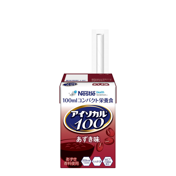 アイソカル100　あずき味　100ml×24本