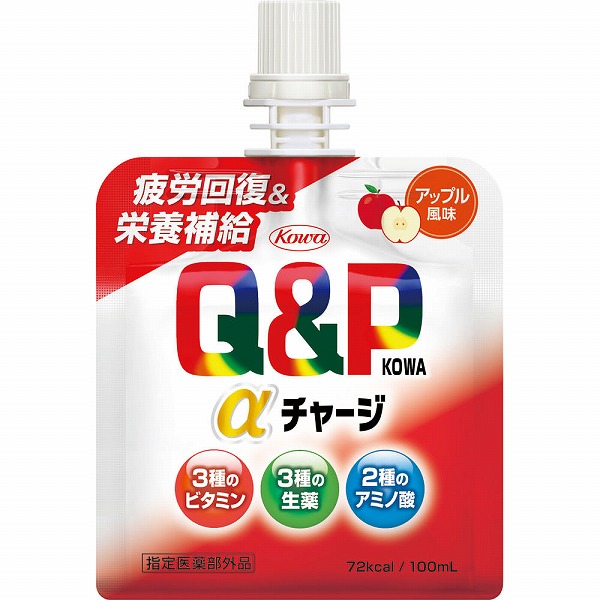 キューピーコーワαチャージ アップル風味 100mL×36袋入り【指定医薬部外品】