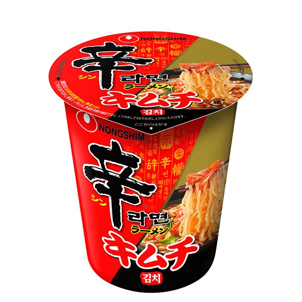 農心ジャパン 辛ラーメンカップ　キムチ 68g×12個