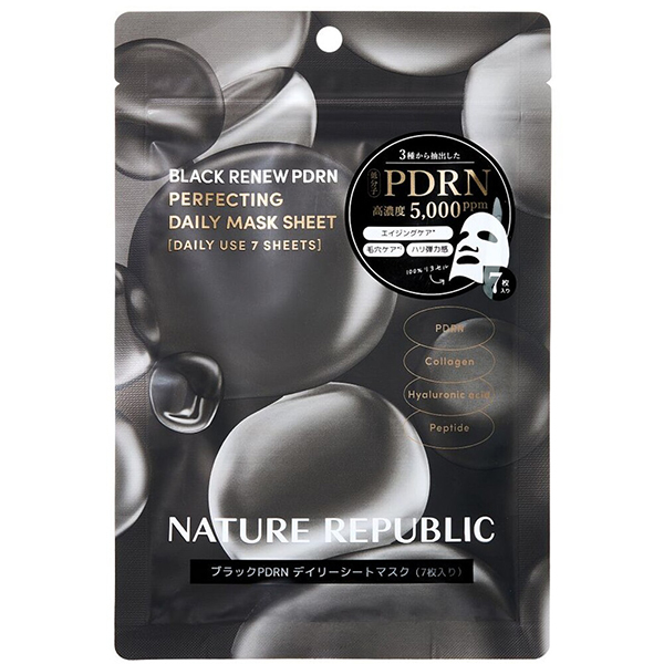 ブラックPDRN デイリーシートマスク 100mL（7枚）